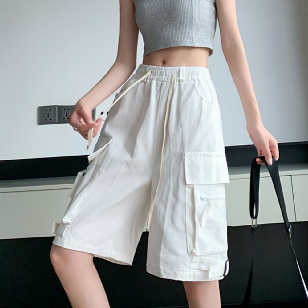 サムスンレディースカントンカーゴバミューダパンツA24SMP031823