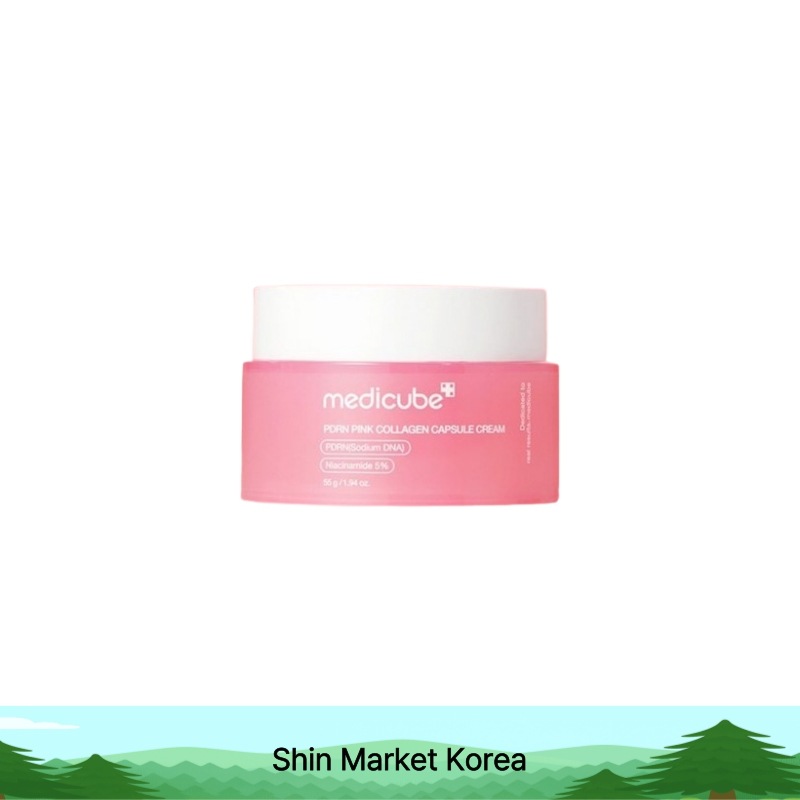 PDRN ピンクコラーゲンカプセルクリーム 55g ぷるぷる保湿＆ハリ感アップ！