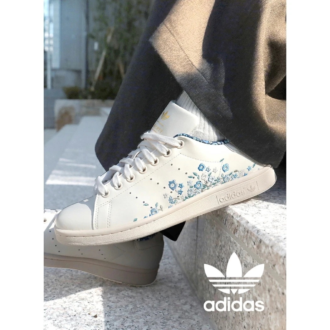 adidas アディダス スタンスミス リバティ スニーカー STAN SMITH LIBERTY LDN SAIL ( 白 ホワイト レディース ウィメンズ JP9794 )