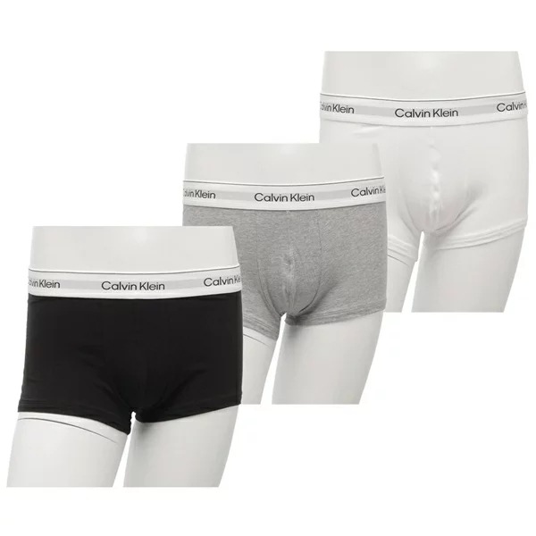 インナー ローライズトランクス 3枚セット アンダーウエア 下着 グレー メンズ CALVIN KLEIN NB4389 906