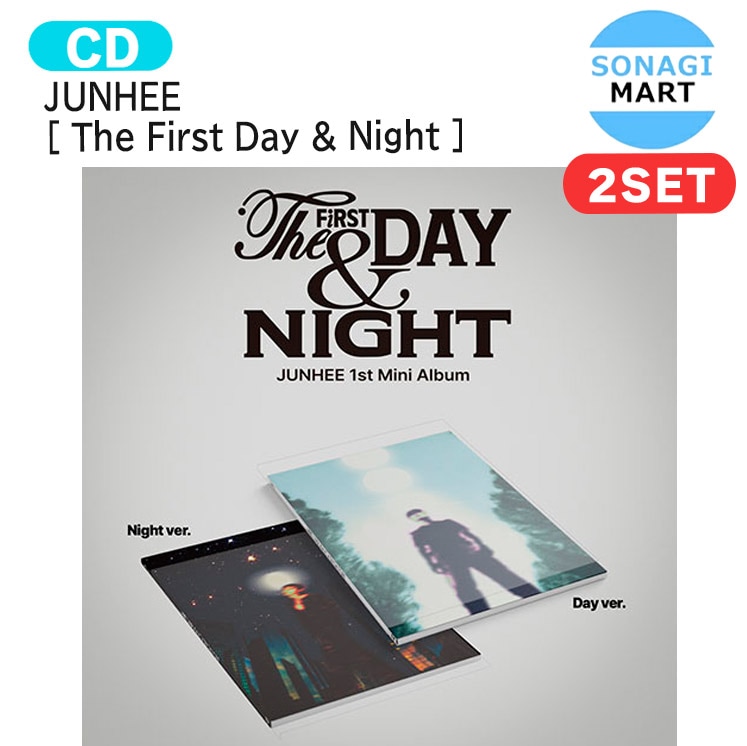 国内発送 JUNHEE [ The First Day & Night ] 2種セット 1st Mini Album / 1次予約