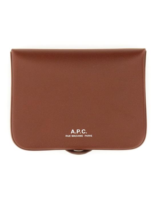 A.P.C. Men Wallet PXAWV H63176 CAD BROWN