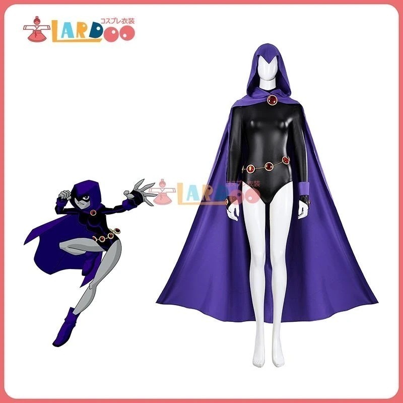 ティーン・タイタンズ New Teen Titans Raven-レイブン コスプレ衣装 コスチューム510