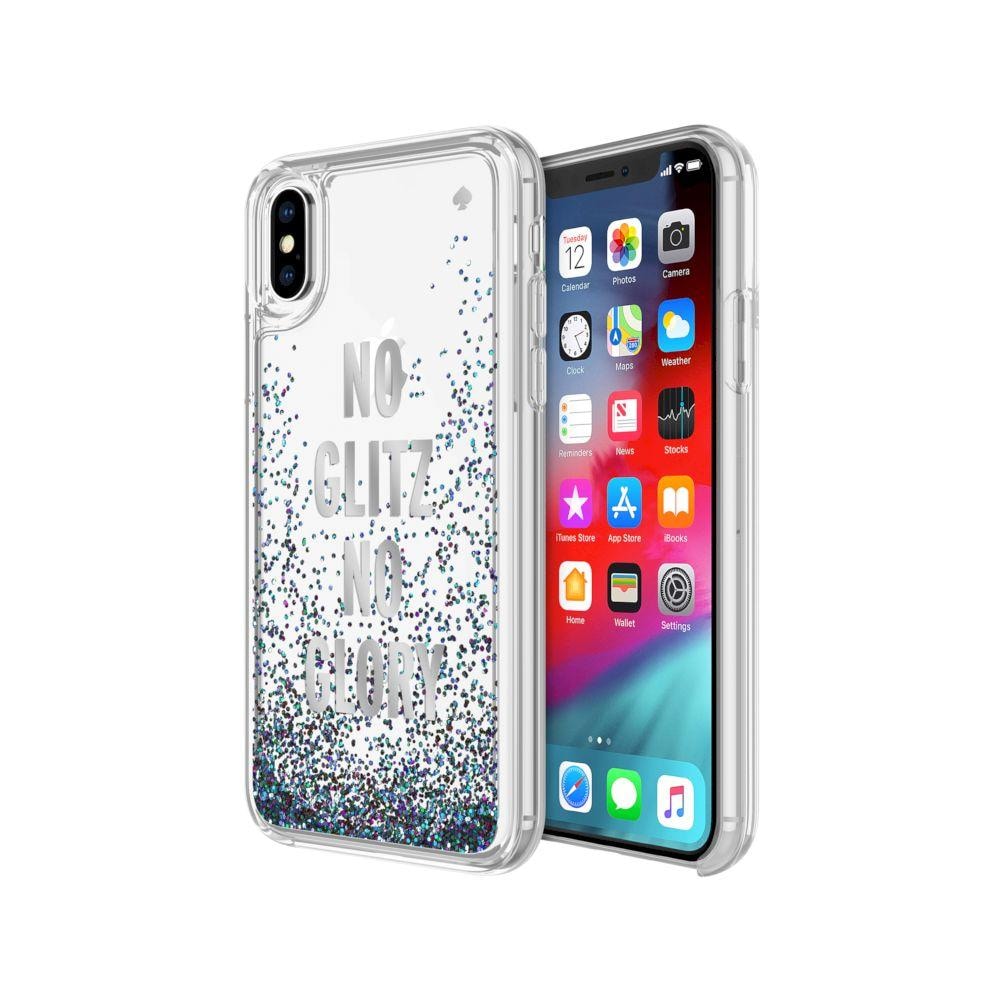 kate spade new york ケイトスペード Liquid Glitter Case For iPhone XS/X