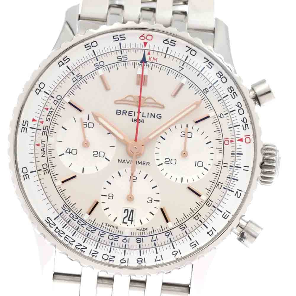 ブライトリング BREITLING AB0139 ナビタイマー B01 クロノグラフ 41 自動巻き メンズ 良品 内箱・保証書付き_880966【中古】