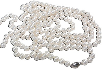 花珠真珠に匹敵！花珠貝パールネックレス超ロングネックレス1.6メートル/2メートル選択