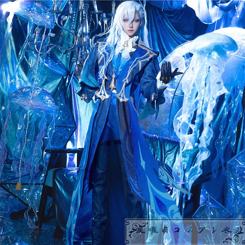原神 げんしん Genshin ヌヴィレット Neuvillette コスプレ衣装 コスチューム ハロウィン 変装 仮装
