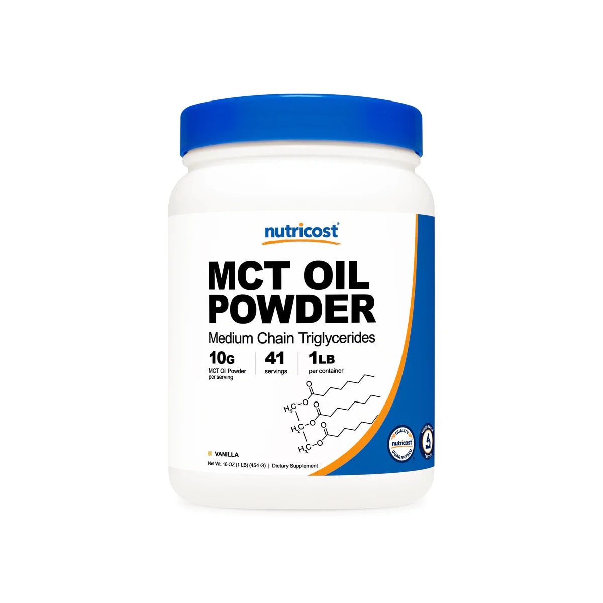 [USA] Nutricost ニュートリコスト MCT Oil Powder Vanilla (1 LB)