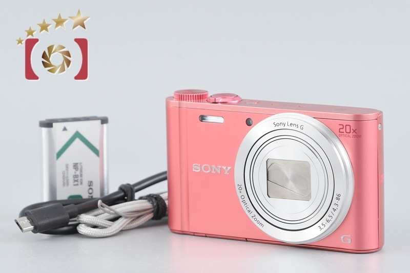 Cyber-shot DSC-WX350 ピンク コンパクトデジタルカメラ 多言語対応
