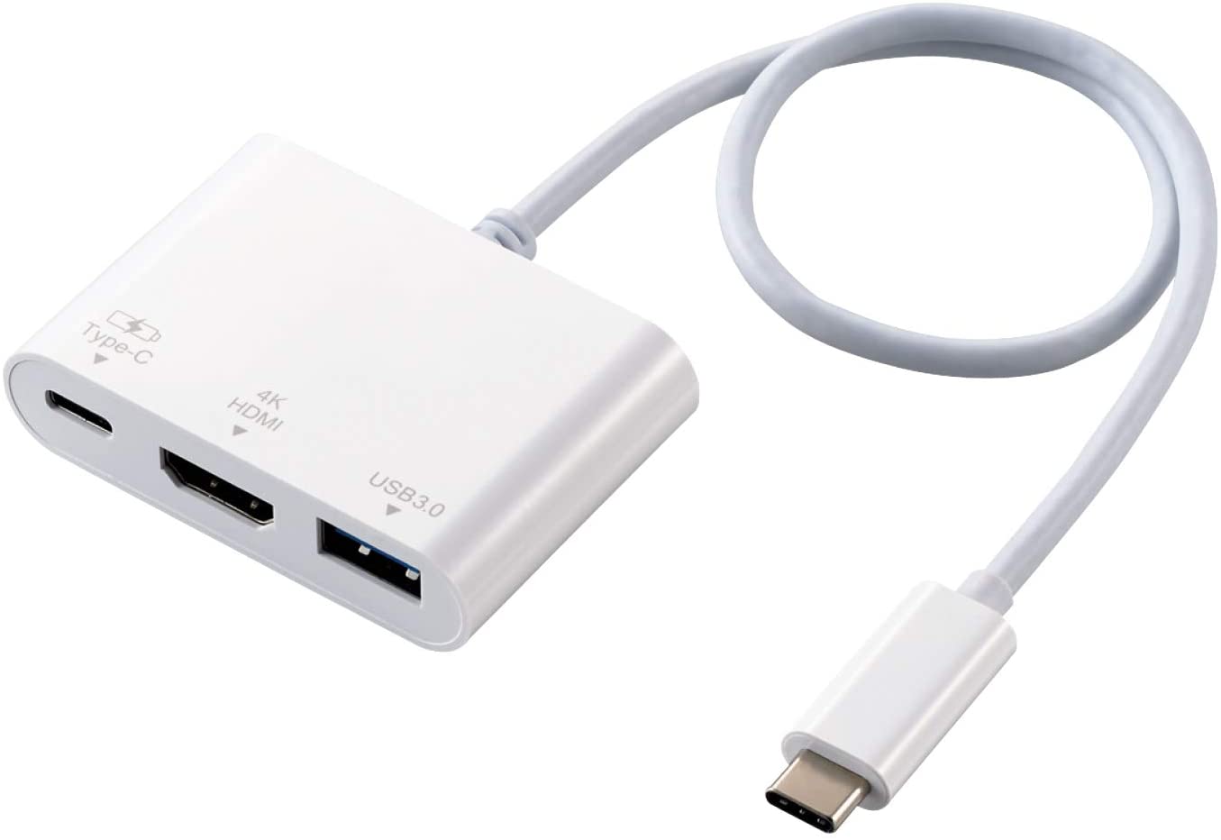 【本日限定価格】 エレコム DST-C13WH ホワイト ケーブル長30cm HDMI1 1 G