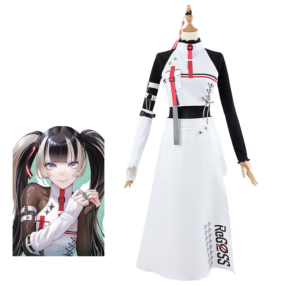 バーチャルYouTuber　Vtuber　ReGLOSS　儒烏風亭らでん　MV衣装　コスプレ衣装セパレート