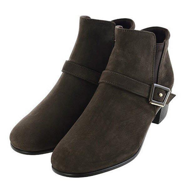 [] 女性用ショートアンクルブーツ 4CM(EQEWBS825BR) (P003737426)