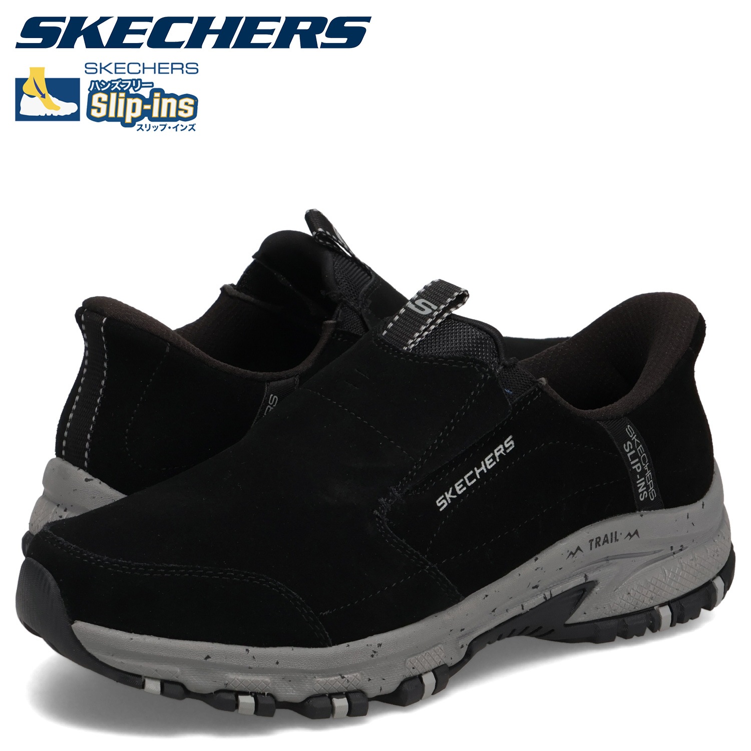 スリップインズ ヒルクレスト シダー ルート スニーカー スリッポン メンズ ブラック 黒 237750