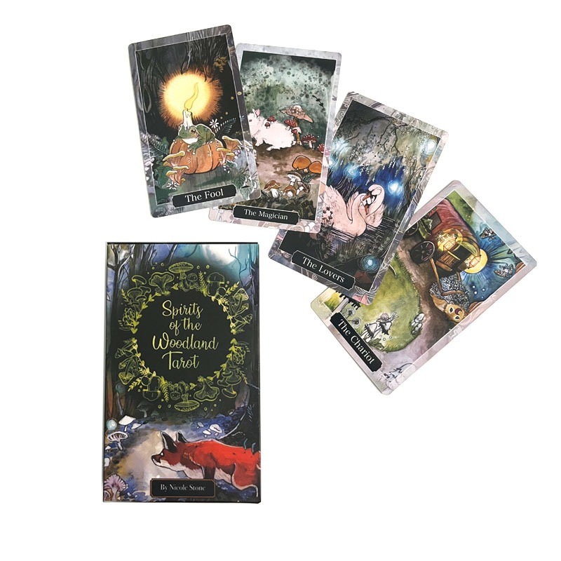 【1点ご購入 で10点プレゼントいたします】12 X 7 cm林地の精霊タロットスピリッツof the Woodland Tarot小売代