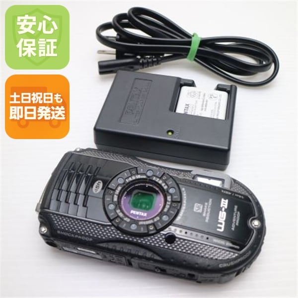 美品 WG-3 ブラック デジカメ PENTAX 28