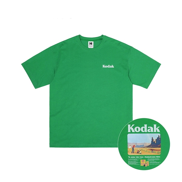 ☆KODAK☆シナリーバックグラフィック半袖Tシャツ 4色 ★人気!★ Qoo10 KODAK APPAREL シナリー バックグラフィック Tシャツ・