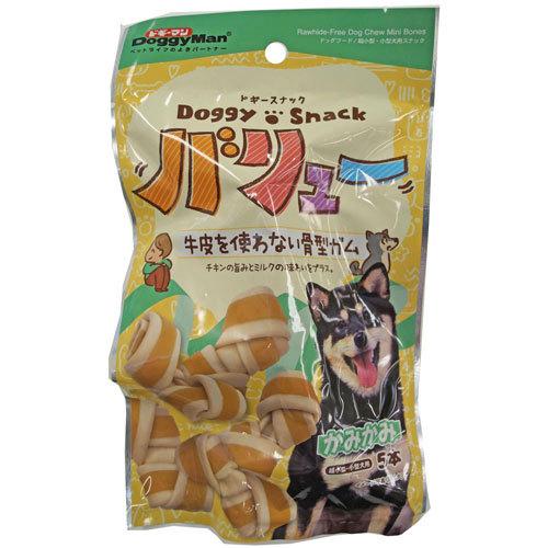 【80個セット】 ドギーマンハヤシ ドギーマンドギースナックバリュー牛皮を使わない骨型ガム5本