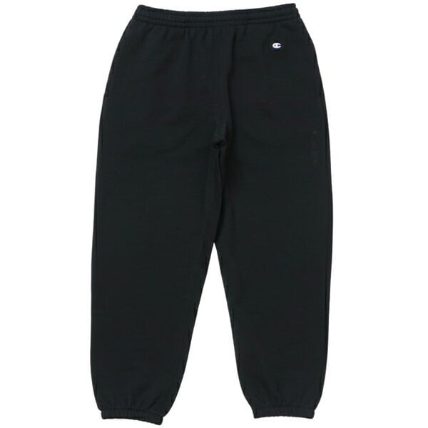 アクション スタイル スウェットパンツ ブラック ヘビーウェイト テーパードシルエット c3-x213-090