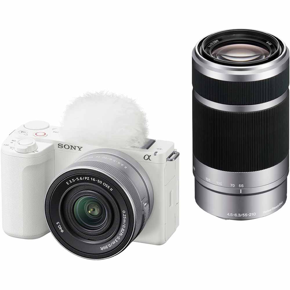 ソニー ZV-E10M2X-W デジタルカメラ「VLOGCAM ZV-E10 II」ダブルズームレンズキット（ホワイト） ZVE10M2XW