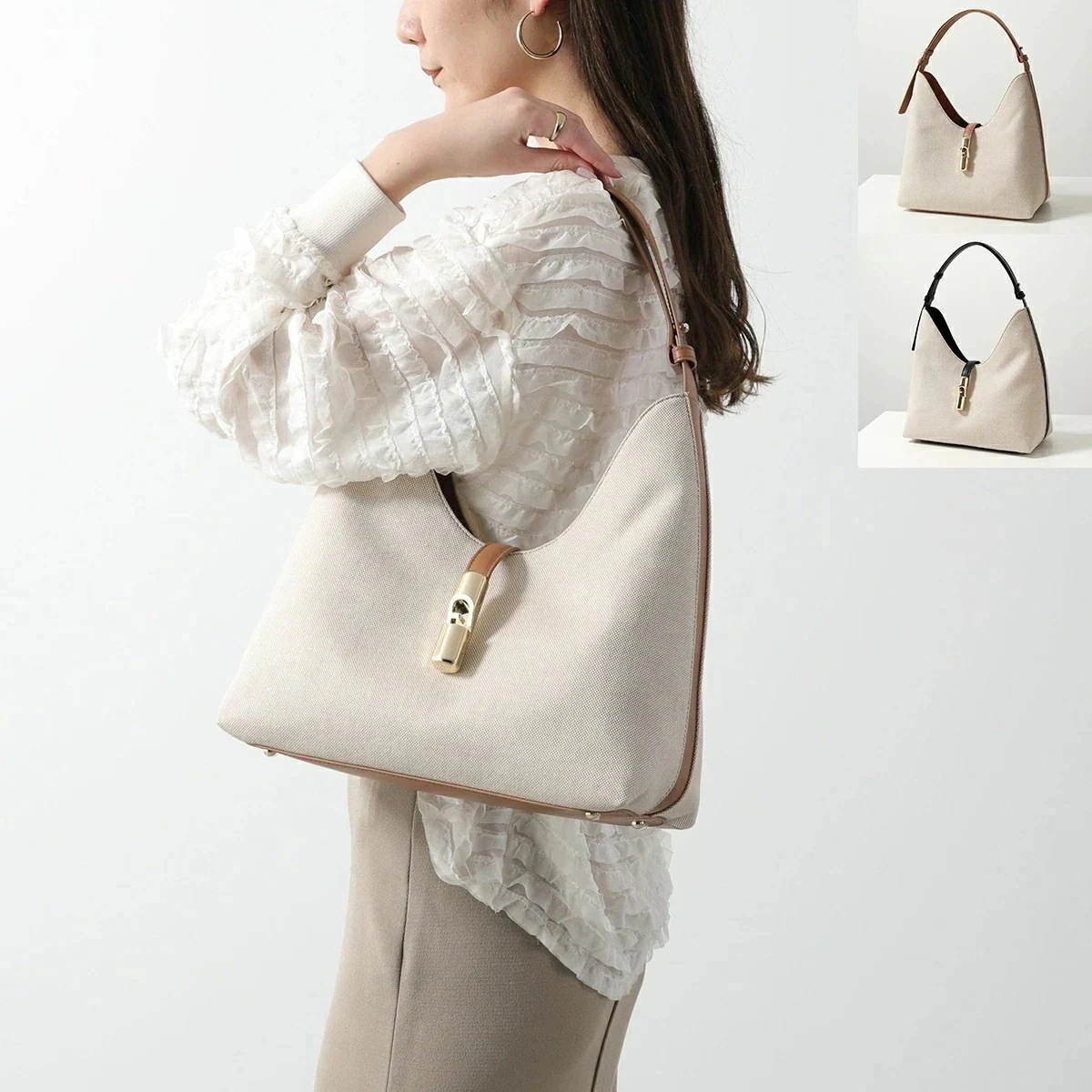 Furla フルラ ハンドバッグ GOCCIA ゴッチャ WB01633 BX3542 レディース トートバッグ ショルダーバッグ クロスボディ 鞄 カラー2色