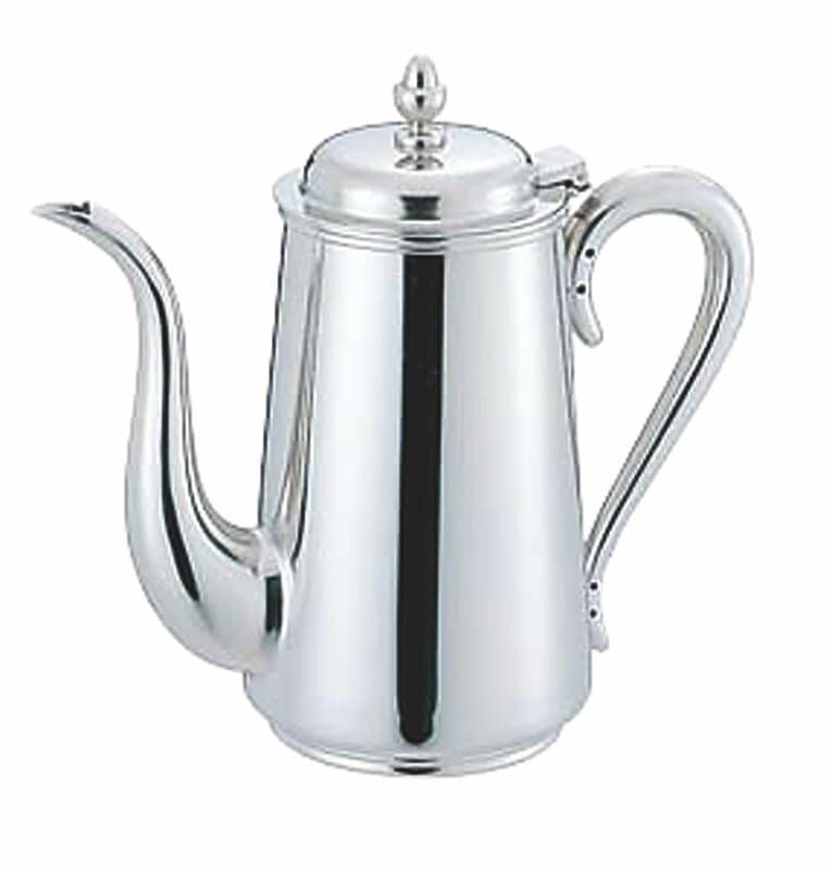 三宝産業 UK 18-8B渕コーヒーポット 5人用 750cc