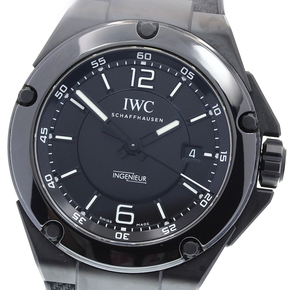 IWC SCHAFFHAUSEN IW322503 インヂュニア オートマティック AMG ブラックシリーズ 自動巻き メンズ 良品 保証書付き_843479【中古】