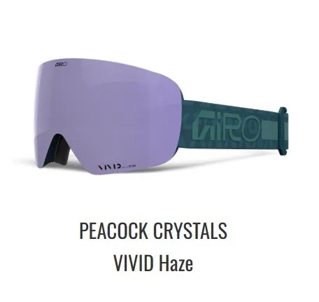 新品未使用 25-26 GIRO GOGGLE CONTOUR RS PEACOCK CRYSTALS VIVID Haze 土日祝発送OK 60 ジロ