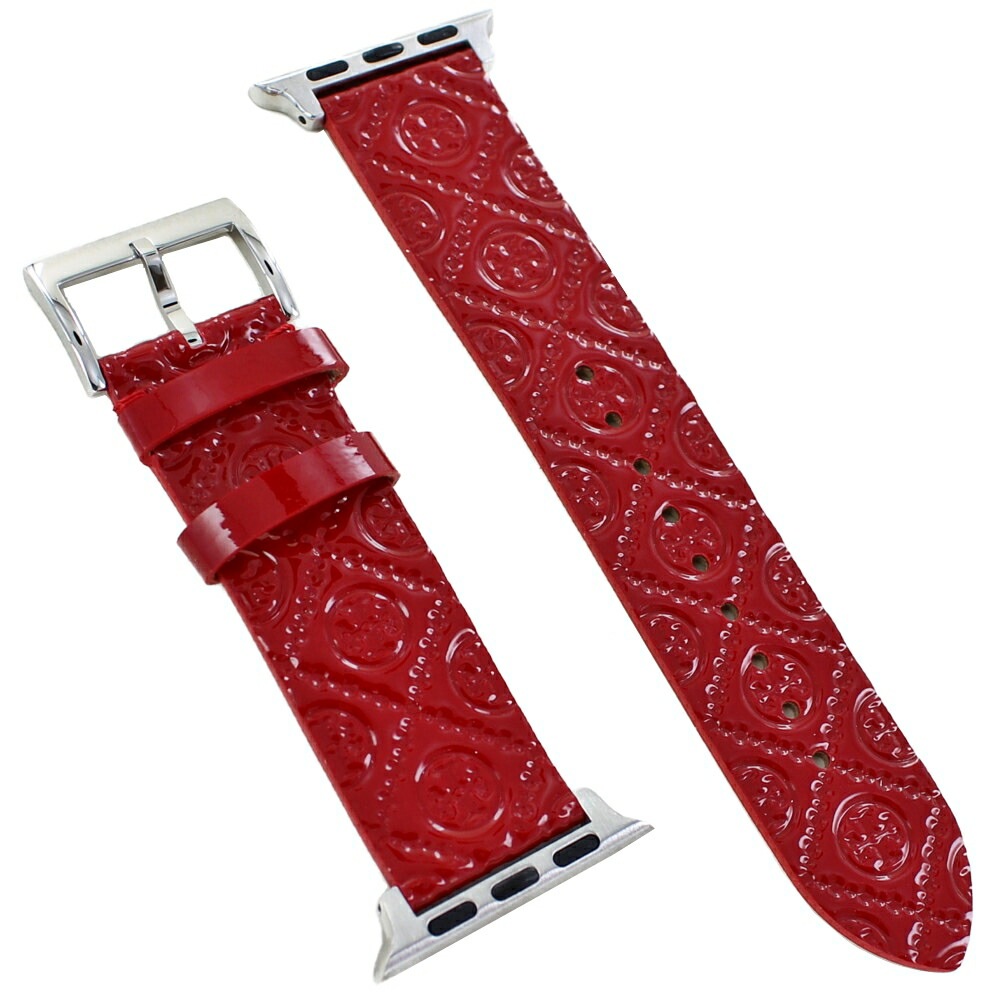 トリーバーチ アップルウォッチ ベルト バンド ブランド レディース レッド 革 ビジネス 仕事用 かわいい おしゃれ 腕時計 手表 ベルト 交換バンド 彼女 プレゼント Apple Watch バン