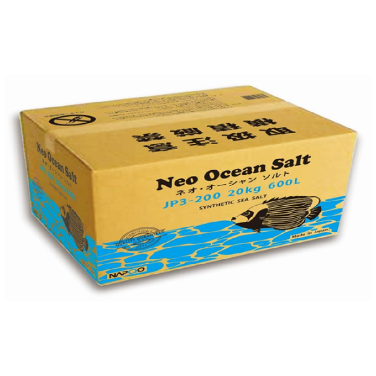 人工海水 ナプコ ネオ オーシャンソルト 600L カートン 箱入り【6個セット】マリンソルト アクアリウム用品 カクレクマノミ イソギンチャク スズメダイ 海水魚飼育