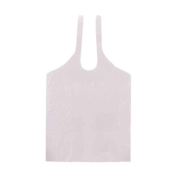 ファーストレイトPE食事用エプロン タイオンタイプ ラベンダー FR-818 1セット(500枚:50枚×10箱)