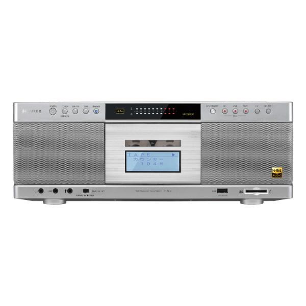 TOSHIBA 東芝 TY-AK21(S) シルバー CDラジカセ カセットテープレコーダー ハイレゾ対応 SD/USB/CDラジカセ