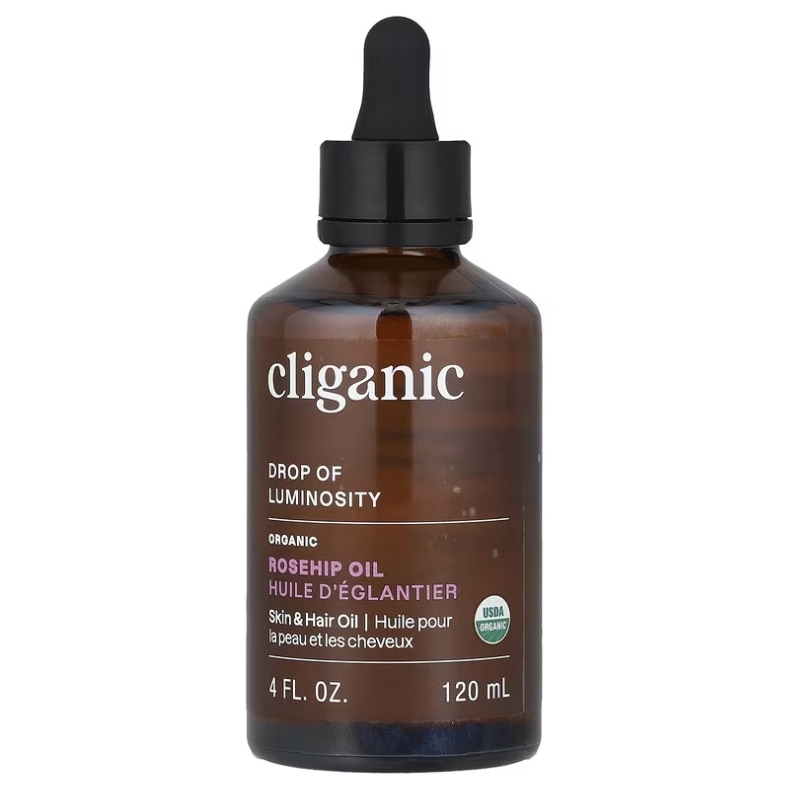 Cliganic オーガニック ローズヒップオイル 120ml（4液量オンス）