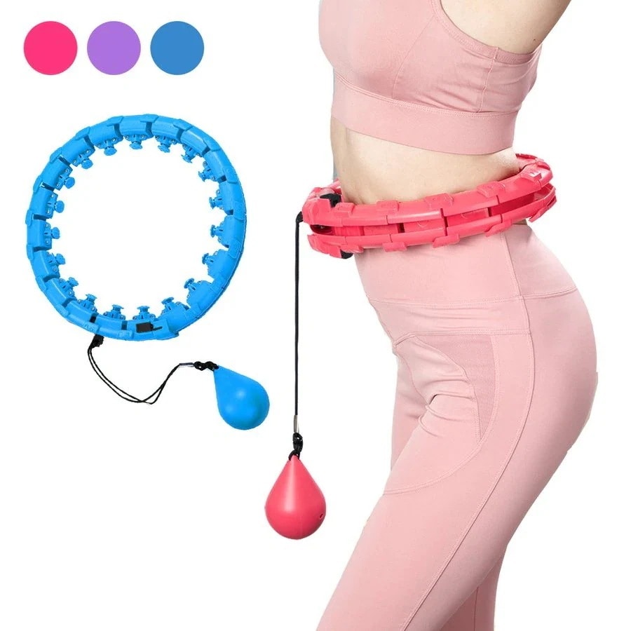 新品登場フラフープ 脂肪燃焼 エクササイズ ダイエット 組立式 ジョイント式 調整可能 フィットネス