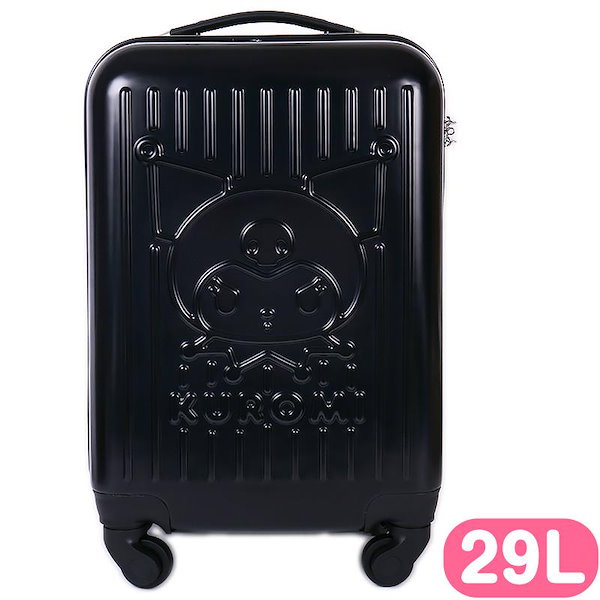 Qoo10] サンリオ クロミ キャリーバッグ 29L 4輪キャ