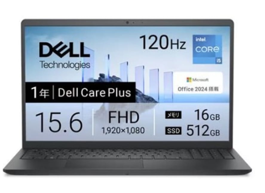 Dell 15 DC15250 Core i5 1334U�E������16GB�E512GB SSD�EOffice���ڃ��f��