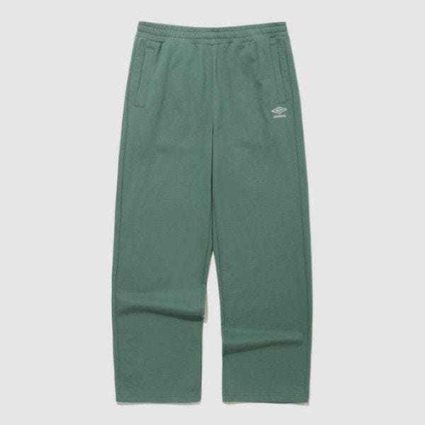 パンツ LQC UQ123CFP18-BGN エッセンシャルルーズストレートパンツ / BLUE GREEN