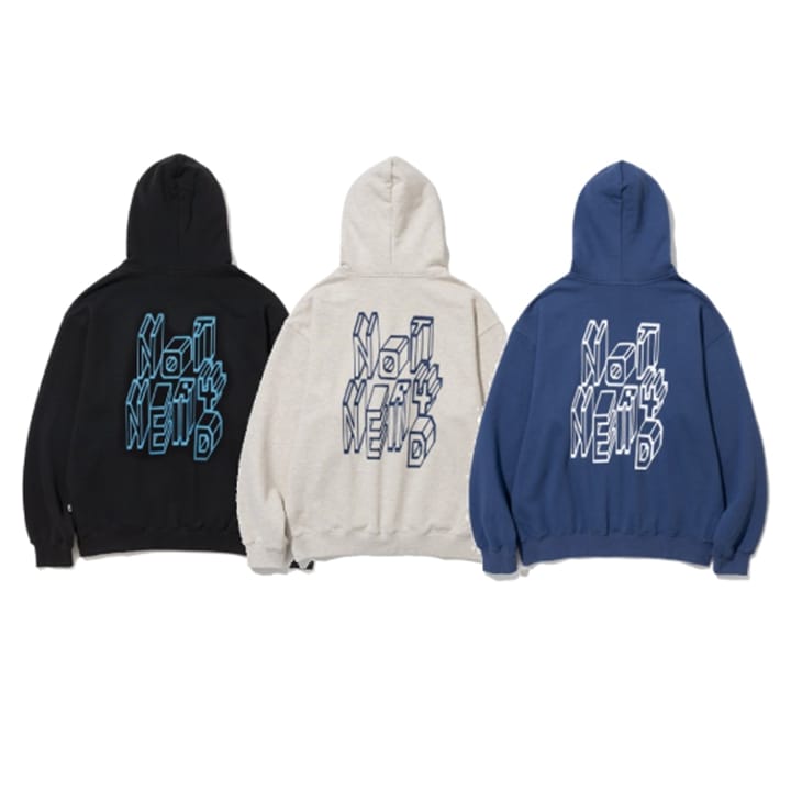 3D Line Logo Pullover Hood