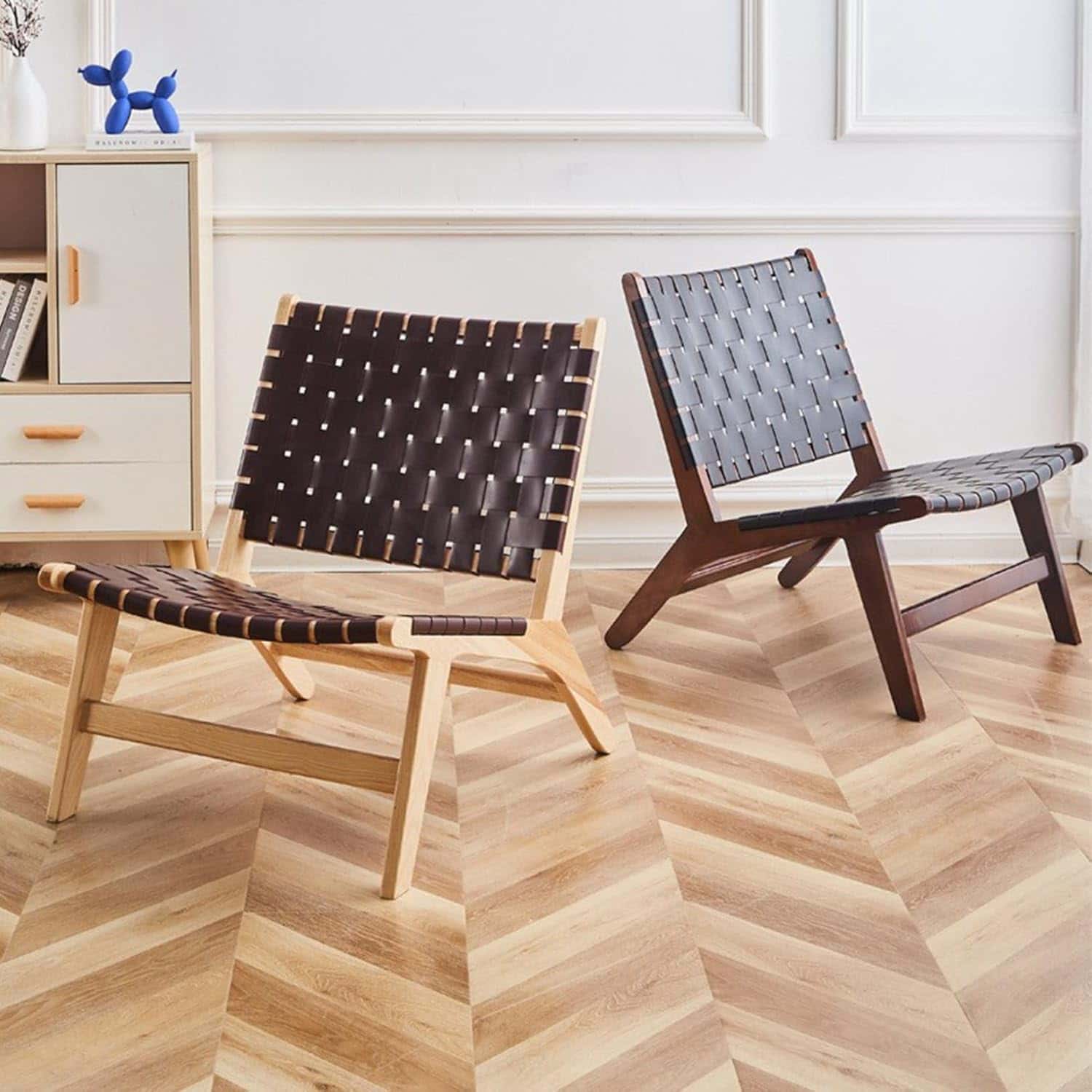 折りたたみラタンチェア 手編み 木製 フォールディングチェア インテリア リビング ダイニング 食卓椅子 北欧 カーキ 63*70*74cm チェリー 白色 原木色
