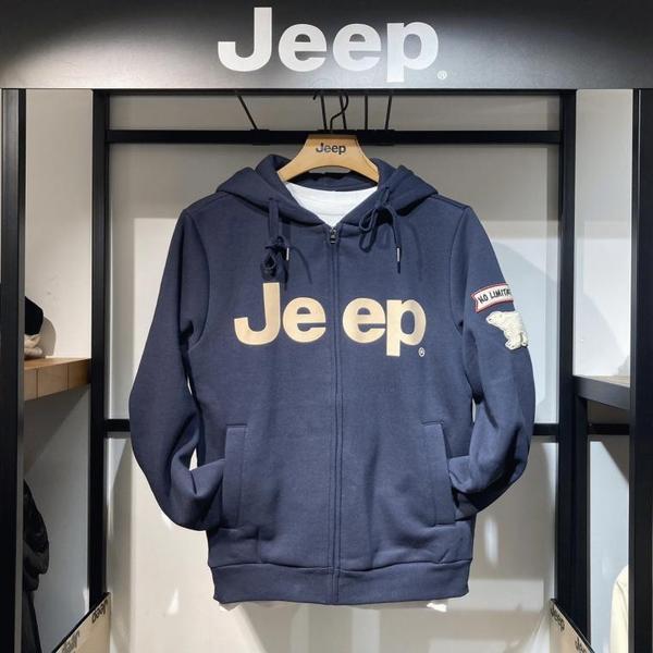JEEP 男女共用 ビッグロゴ フード付きジップアップ フルジップアップ_2_A TZU021_764_002_2