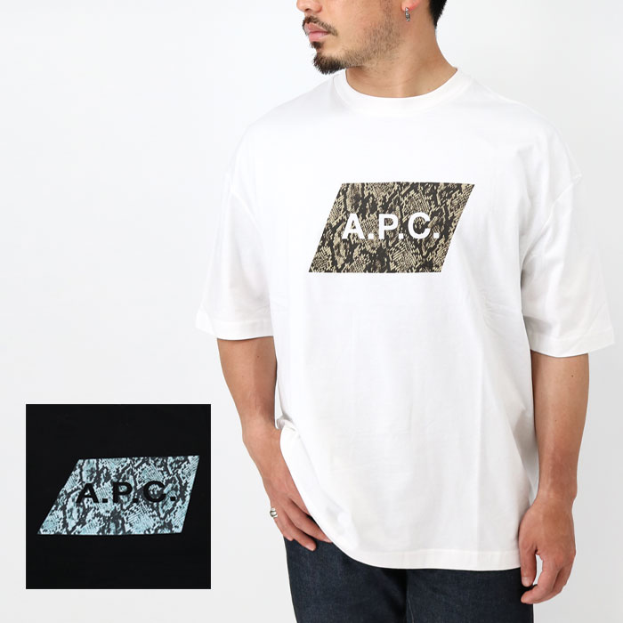 COFBT H26317 Cobra AAB/WHITE LZZ/BLACK 半袖Tシャツ クルーネック カットソー パイソン オーバーサイズ ロゴT メンズ