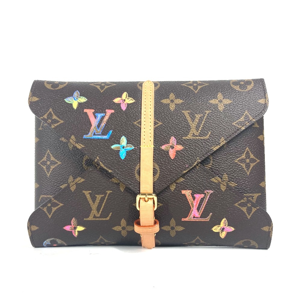 鉛筆 GI0674 エテュイ・12 クレイヨン モノグラム ステーショナリー ペン 筆記具 ポーチ＆色鉛筆12色 セット モノグラムキャンバス ブラウン