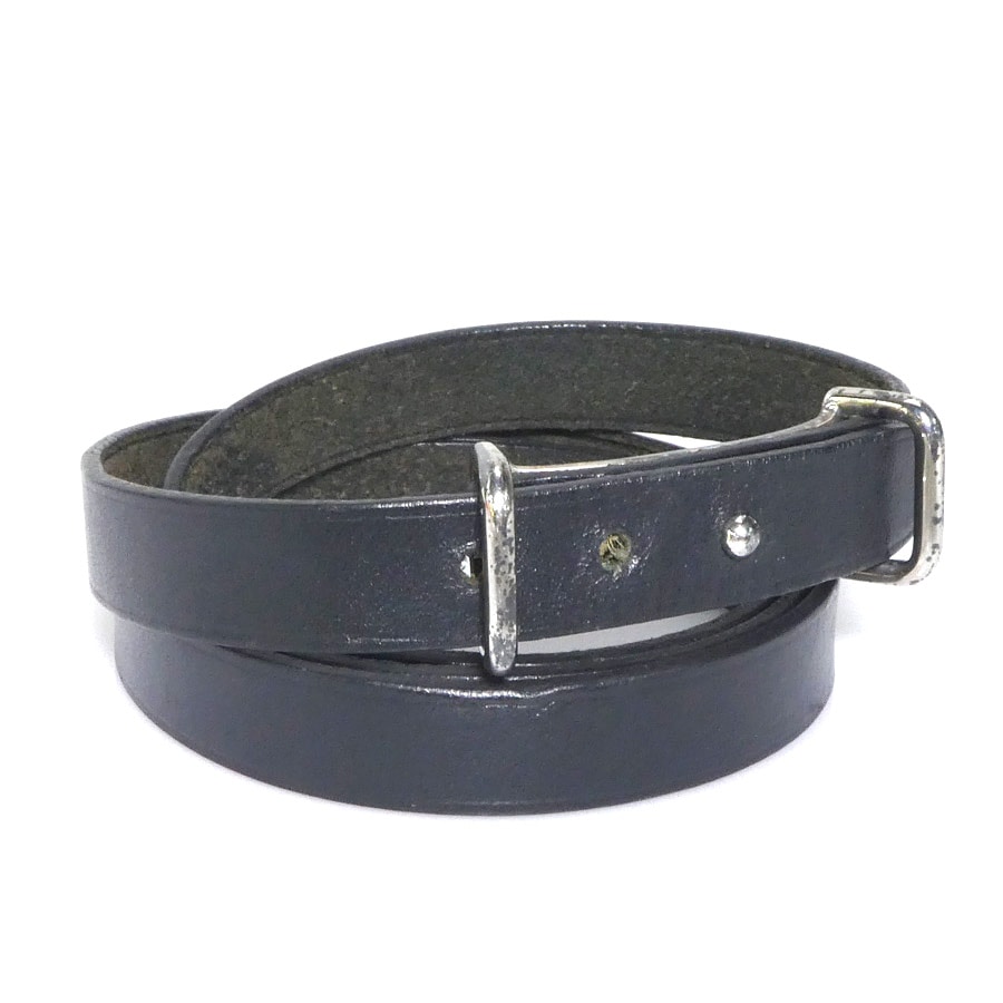 エルメス HERMES ブレスレット レザー/メタル ブラック/シルバー レディース e60009a