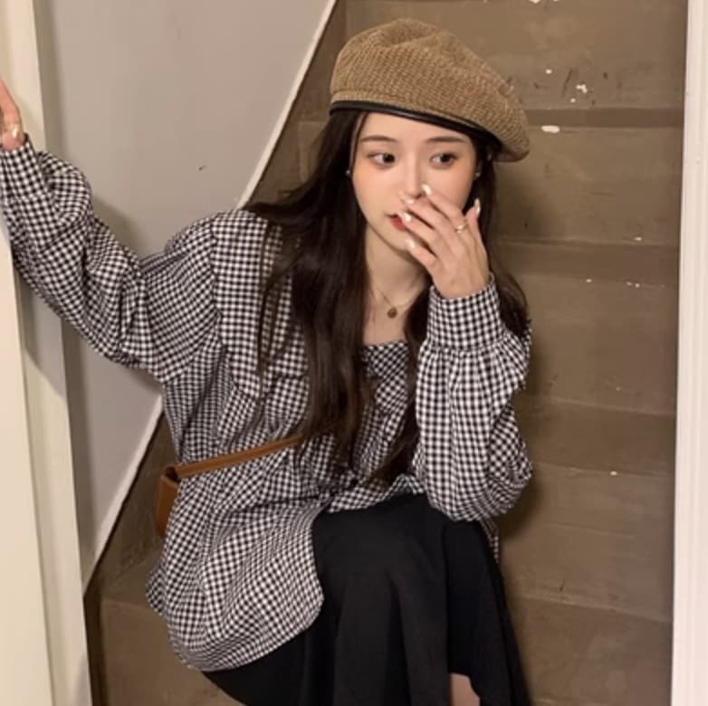 トップス スカート シャツ ブラウス カットソー フレアスカート ミモレ ミモレ丈 袖あり 長袖 かわいい 大人可愛い きれいめ シンプル カジュアル 大人 上品 おしゃれ お洒落 かっこいい レトロ