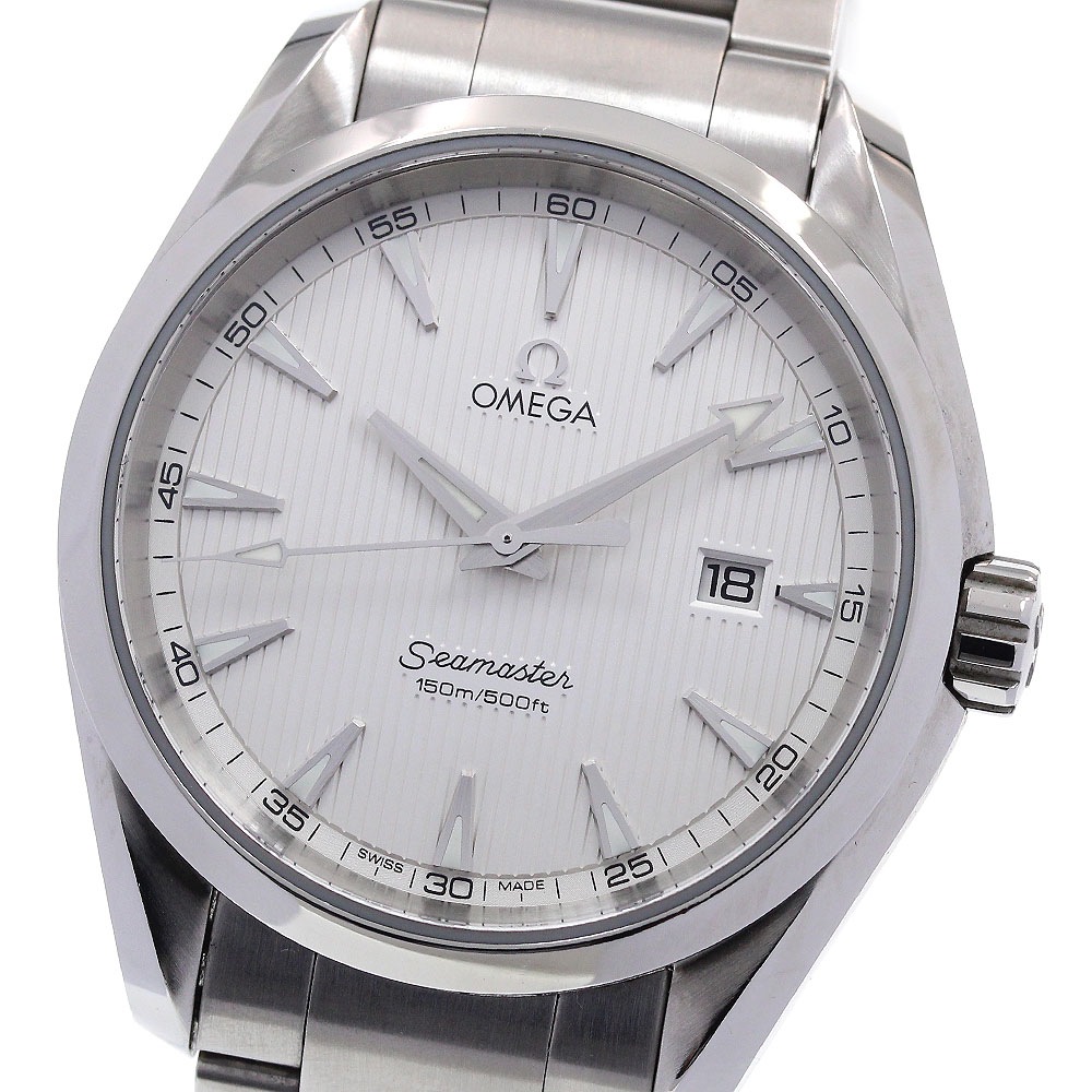 オメガ OMEGA 231.10.39.61.02.001 シーマスター アクアテラ デイト クォーツ メンズ _846547【中古】