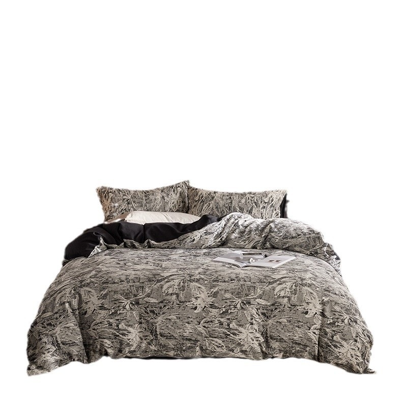 四件セット 寝具 コットン 厚手 60スレッド エアコットン フルカバー ベッドシーツ ふとん