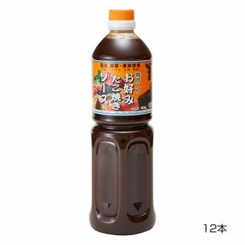 和泉食品 タカワお好みたこ焼きソース（濃厚） 甘口 1000ml（12本）
