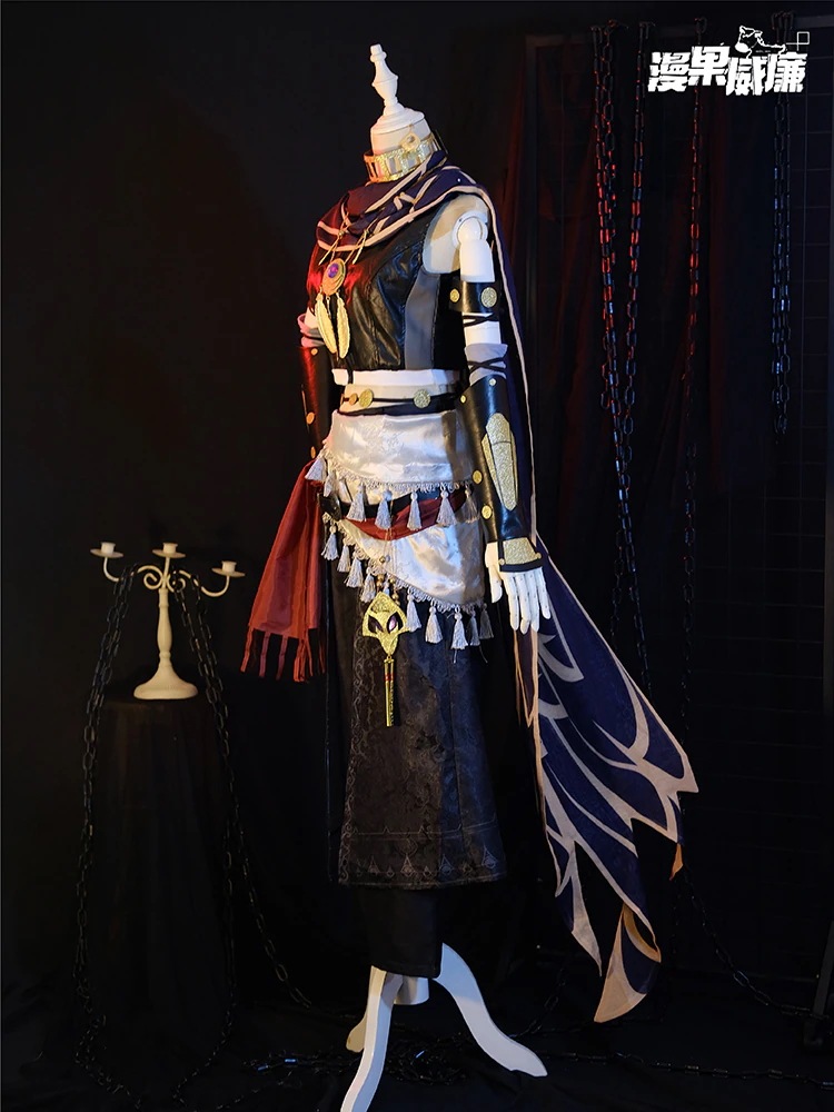 アイデンティティ VIdentity V アンティークディーラー-黒鴉の服西部地域愛絶妙なファッションセットコスプレ