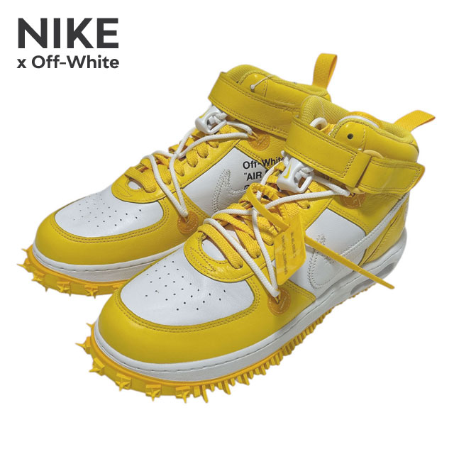 【超お買い得目玉スニーカーSALE】 ナイキ NIKE x オフ・ホワイト OFF-WHITE AIR FORCE 1 MID SP LTHR DR0500-101 291-003202-310