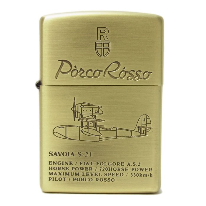 ZIPPO ジッポライター ジッポー スタジオジブリ 紅の豚 SAVOIA S-21 サボイア2 N