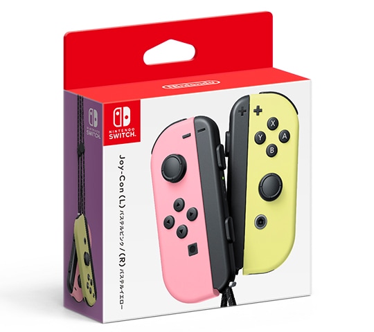 任天堂 【Switch】Joy-Con(L) パステルピンク/(R) パステルイエロー HAC-A-JAVAF NSW ジョイコン Pピンク＆Pイエロ